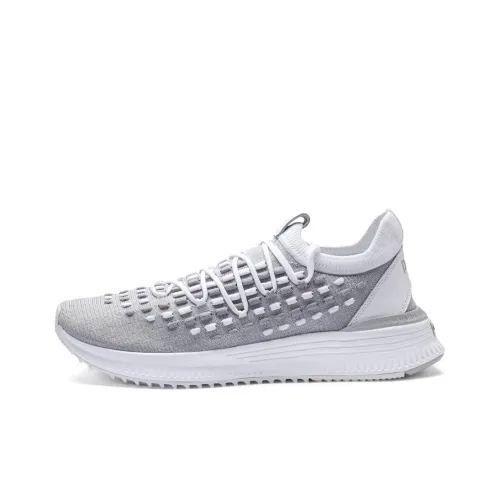 PUMA AVID Дышащий Moisture Wicking Низкий Топ Беговые кроссовки Унисекс Серый