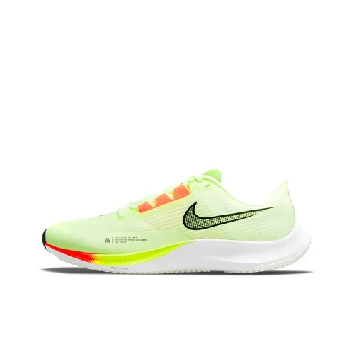 Nike Zoom Rival Fly 3 Slip Устойчивый к истиранию Дышащий Низкий Топ Тренировочные Беговые кроссовки Мужские Зеленый Красный