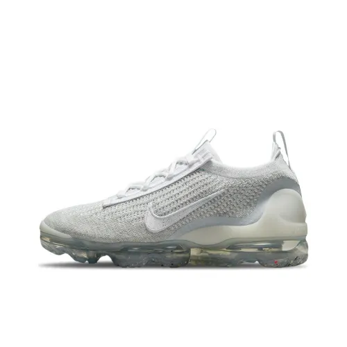 Nike VaporMax 2021 Low Топ Беговые кроссовки Женские Экрю