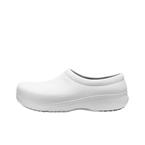 Crocs On The Clock Пляжные сандалии Унисекс Белый