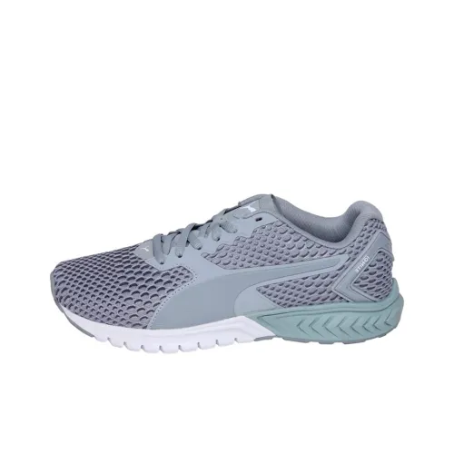 PUMA Женские Slip-Resistant Abrasion-Resistant Низкие Кроссовки для Бега Черные Розовые