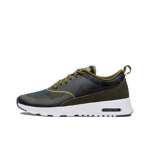 Nike Air Max THEA Амортизация Устойчивый к истиранию Легкий Низкий Топ Повседневная обувь Мужская Оливково-зеленый
