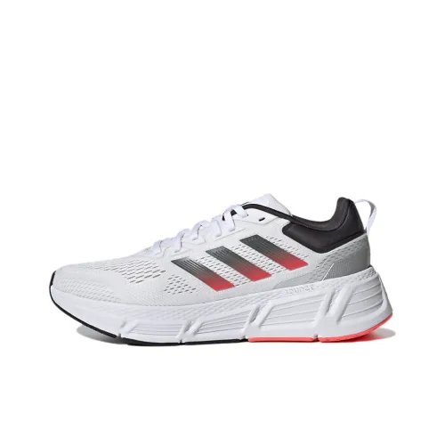 Adidas Questar Series Slip-resistant Abrasion-resistant Low Top Casual Running Shoes Men's Pearl White