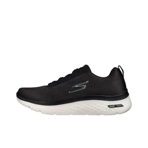 Skechers Go Walk Hyper Burst Low Топ Повседневные Беговые Кроссовки Мужские Черные