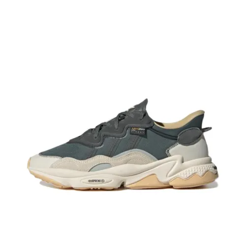 Adidas Originals Ozweego Низ Прочный Устойчивый к истиранию Низкий Топ Кэжуал Унисекс Зеленый