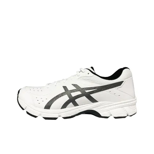 Asics Гель 195TR Low Топ Беговые кроссовки Мужские Белый Черный 4E Ширина