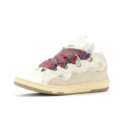 Lanvin Curb Low Топ Стильные Скейтбординги Мужской Светлый Умбра