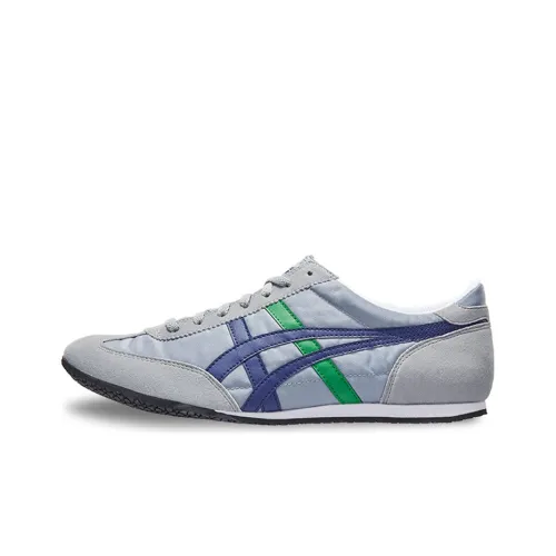 Onitsuka Tiger Machu Racer Устойчивая к истиранию Низкая Повседневная Обувь Унисекс Серый