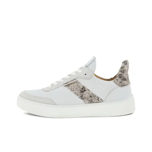 Ecco Street Tray Стильные Скейтбординги Женские Белые