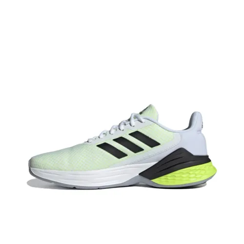 Adidas Response Дышащий Низкий Топ Повседневные Беговые Кроссовки Мужские Белый Зеленый Черный