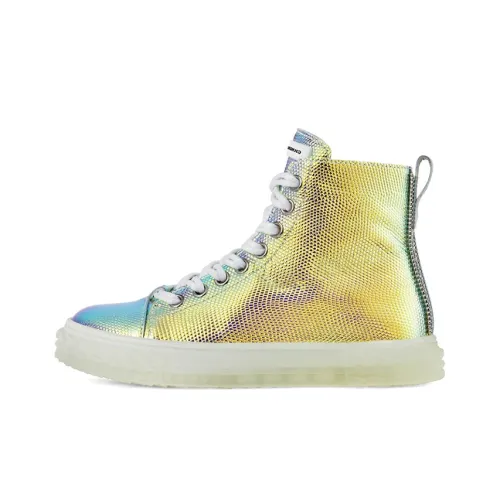 Giuseppe Zanotti GZ Blabber Высокие Кроссовки для скейтбординга Женские Золотые