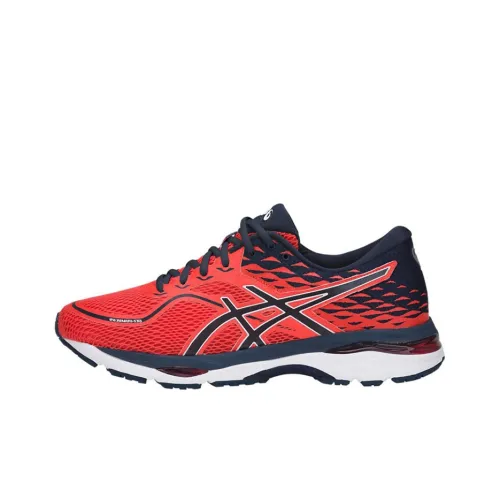 Asics Gel CUMULUS 19 Low Топ Беговые кроссовки Мужские Красный Синий