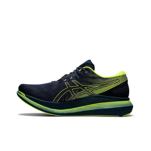 Asics Glideride 2 Low Топ Повседневные Беговые Кроссовки Мужские Синие Зеленые