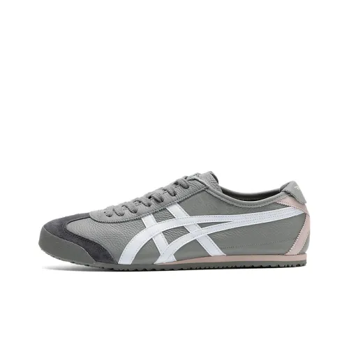 Onitsuka Tiger MEXICO 66 Износостойкий и Легкий Низкий Топ Повседневные Беговые Кроссовки Унисекс Серый