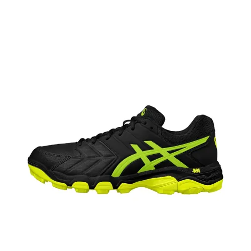 Asics Gel Blackheath 6 Low Топ Беговые кроссовки Мужские Черные Зеленые