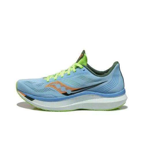Saucony Endorphin Pro Кофе EAGLE Низкий Топ Беговые кроссовки Мужской Синий Зеленый