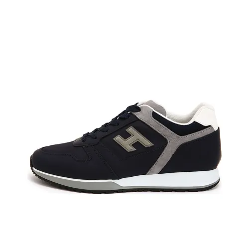 HOGAN H321 Низкий Топ Повседневная Обувь Мужская Темно-Синий