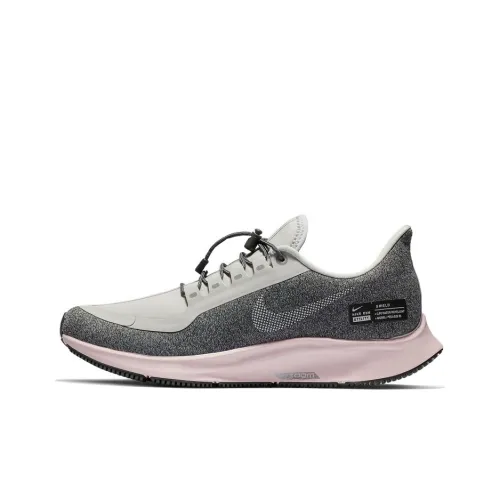 Nike Pegasus 35 Low Топ Беговые кроссовки Женские Серый Розовый