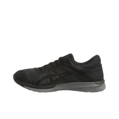 Asics FuzeX Rush Low Топ Беговые кроссовки Мужской Черный