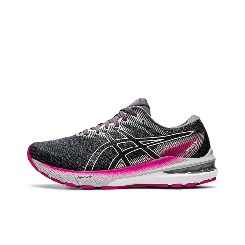 Asics GT 2000 10 Low Топ Беговые кроссовки Женские Графитовый серый Фуксия