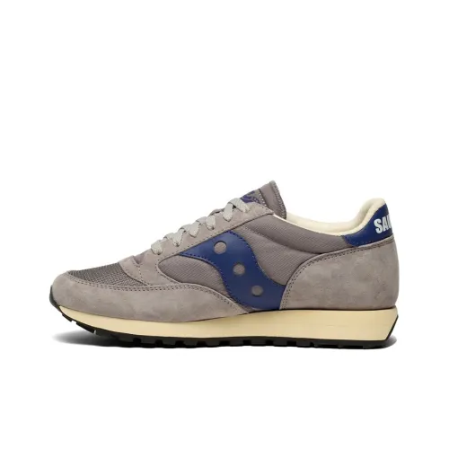 Saucony Jazz 81 NM Low Топ Retro Running Обувь Унисекс Серый Синий Стандарт M