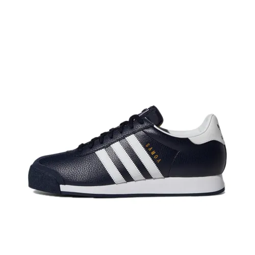 Adidas Originals Samoa Устойчивый к истиранию низкий топ Повседневная обувь Унисекс Темно-синий