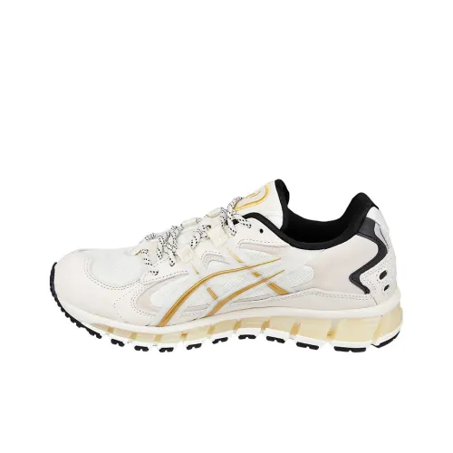 Asics Gel Kayano 5 Low Топ Беговые кроссовки Мужские Экрю Золото