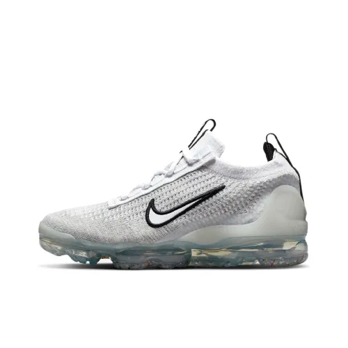 Nike Air Vapormax Low Топ Марафон Беговые кроссовки Женские Серый Белый