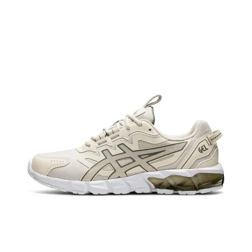 Asics Гель Quantum 90 3 Устойчивый к истиранию Дышащий Низкий Топ Беговые кроссовки Женские Светло-желтый