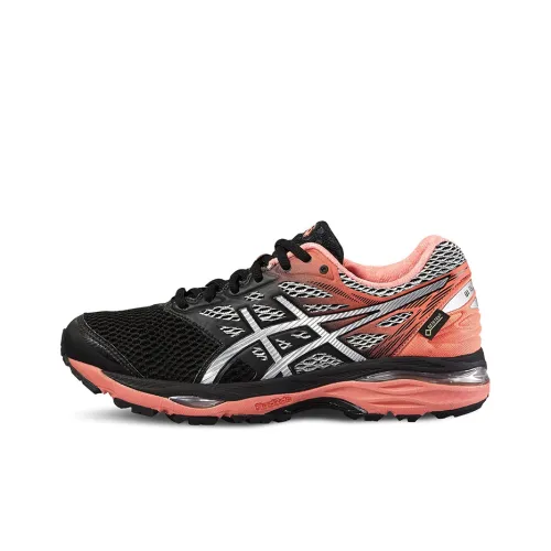 ASICS Гель CUMULUS 18 Устойчивый к износу Низкий Топ Бег на длинные дистанции Обувь Женская Черный Оранжевый