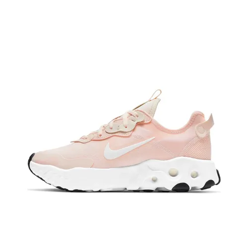 Nike React Art3mis Амортизаторы Шок Резистентные к Износу Низкий Топ Повседневные Беговые Кроссовки Женские Розовые Белые