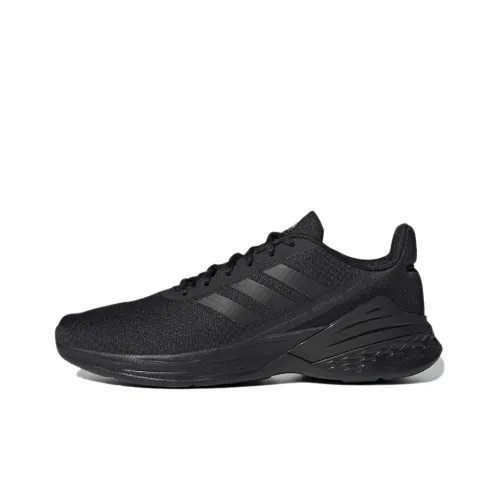 Adidas Response Slip Resistant And Abrasion Resistant Coating Низкий Топ Повседневные Беговые кроссовки Мужской Raven