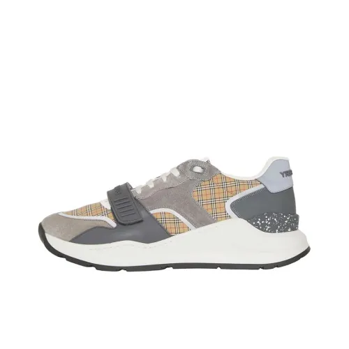 Burberry Низкий топ Повседневная обувь Мужская Серый