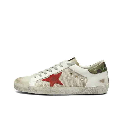 Golden Goose Супер Звезда Стильные Скейтбординги Мужские Белый Зеленый Красный