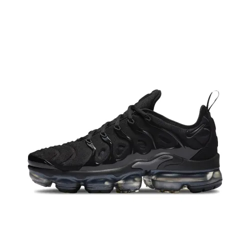 Nike Vapormax Plus Low Топ Беговые кроссовки Женские Черный