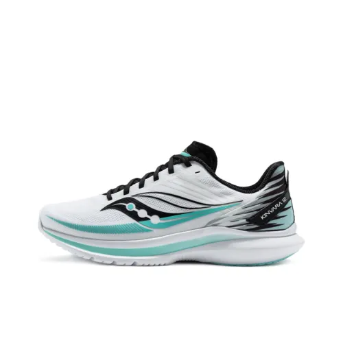 Saucony Kinvara 12 Elite 12 Low Топ Беговые кроссовки Женские Белые Синие Оранжевые