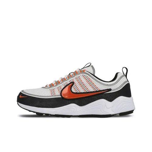 nike Zoom Spiridon Амортизаторы Slip-resistant устойчивые к истиранию дышащие низкий топ повседневная обувь для мужчин белый и оранжевый