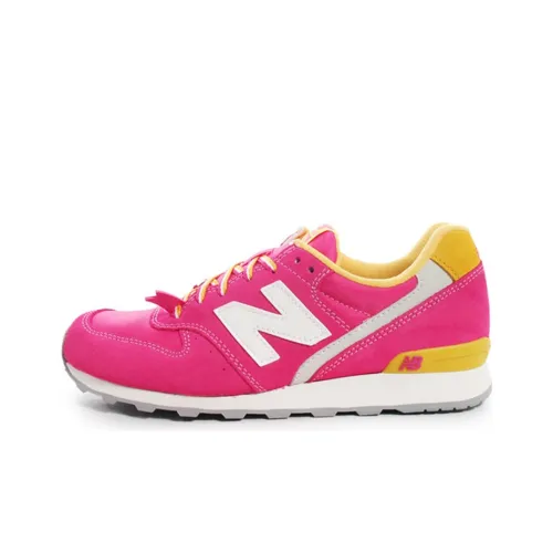 New Balance NB 996 Устойчивые к истиранию Низкие Кроссовки для бега Женские Персиково-красные
