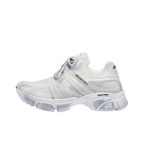 Balenciaga Низкие кроссовки для бега Мужские Белые
