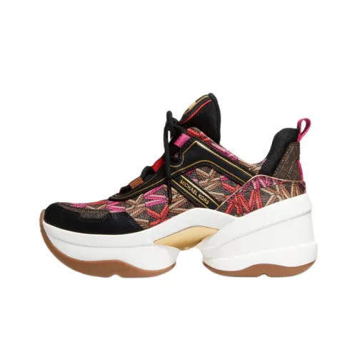 MICHAEL KORS Низкие кроссовки для занятий спортом Женские Многоцветные