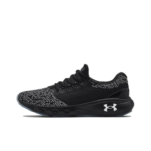 Under Armour Charged Vantage Knit Low Топ Беговые кроссовки Мужской Черный белый