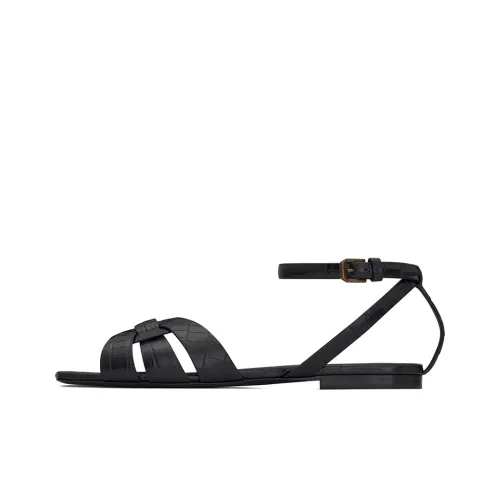 SAINT LAURENT Tribute one Ремень Сандалии Женские