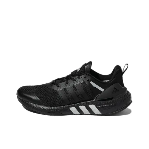 Adidas Equipment+ Slip-Resistant Abrasion-Resistant MID Топ Повседневные Беговые кроссовки Унисекс Черный Белый
