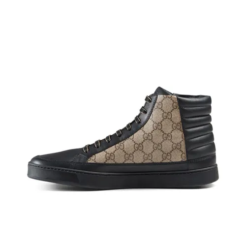 GUCCI Высокие Топы Стильные Скейтбординг Мужские Черные Коричневые