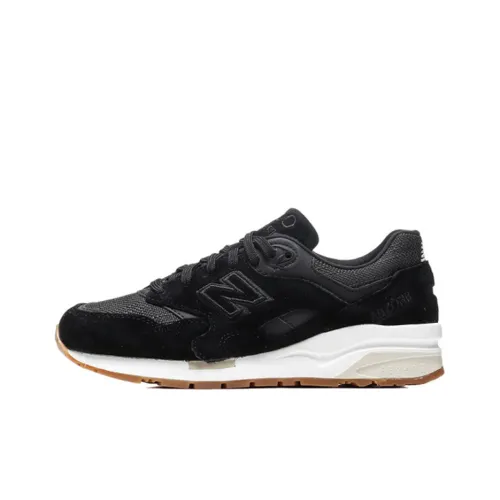 New Balance NB 1600 Low Топ Марафон Беговые кроссовки Женские Черный Удобный Винтаж