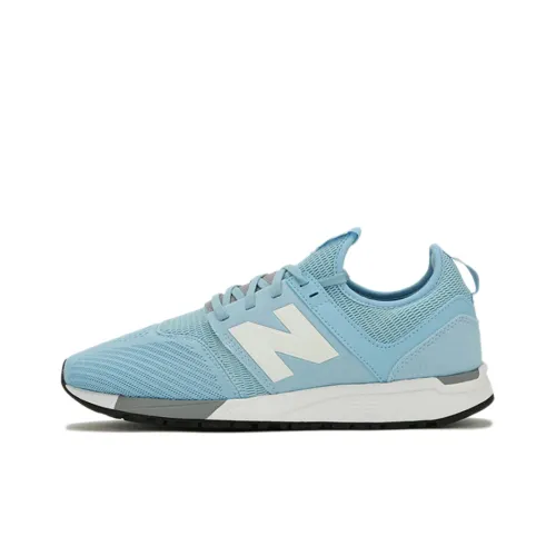 New Balance NB 247 Устойчивый к истиранию Дышащий Низкий Топ Марафон Беговые кроссовки Unisex Light Синий