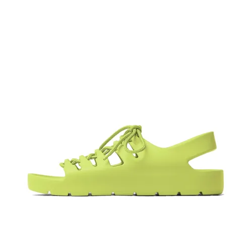 Bottega Veneta Jelly One Strap Sandals Women's Yellow