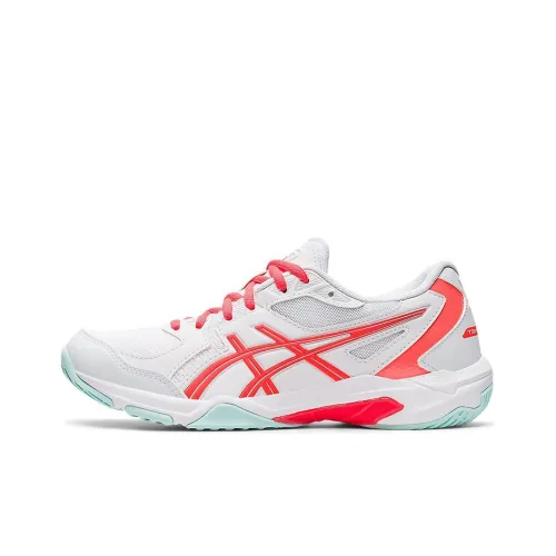 Asics Гель Ракета 10 Low Топ Беговые кроссовки Женские Белые Красные