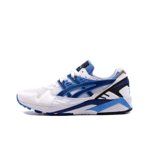 Asics Gel Kayano Trainer Износостойкие Низкие Кроссовки для Бега Унисекс Белый Синий