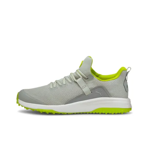 PUMA Fusion EVO Амортизация Дышащий Легкий Противоскользящий Низкий Топ Беговые кроссовки Мужские Серый Белый